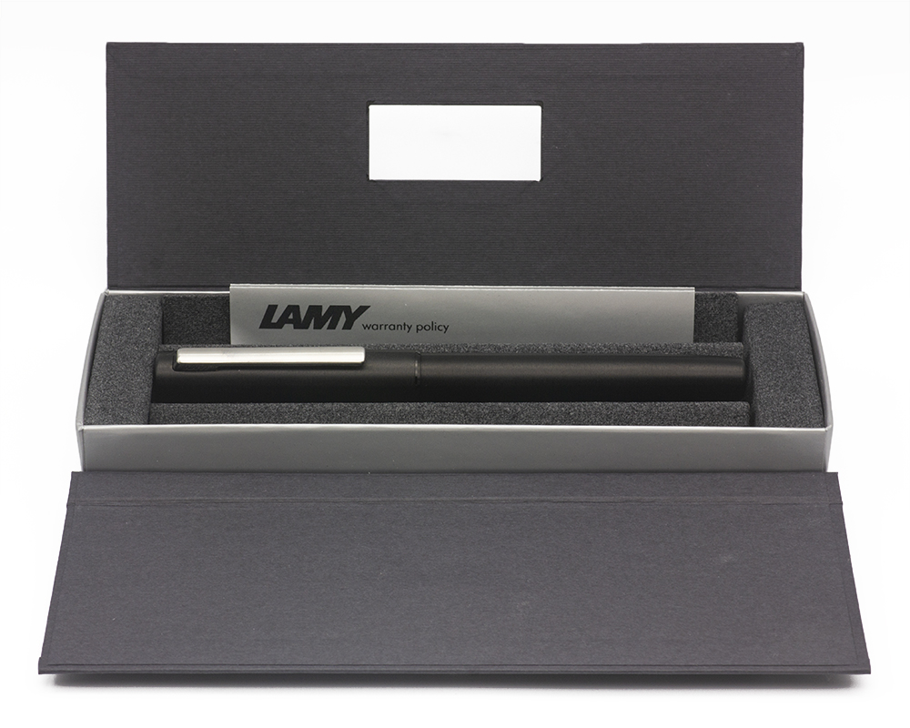 LAMY 外箱 Lamy Aion Rollerball Pen - Matte Black w/Silver Clip (Near Mint in